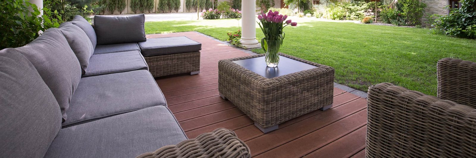 luxury garden decking